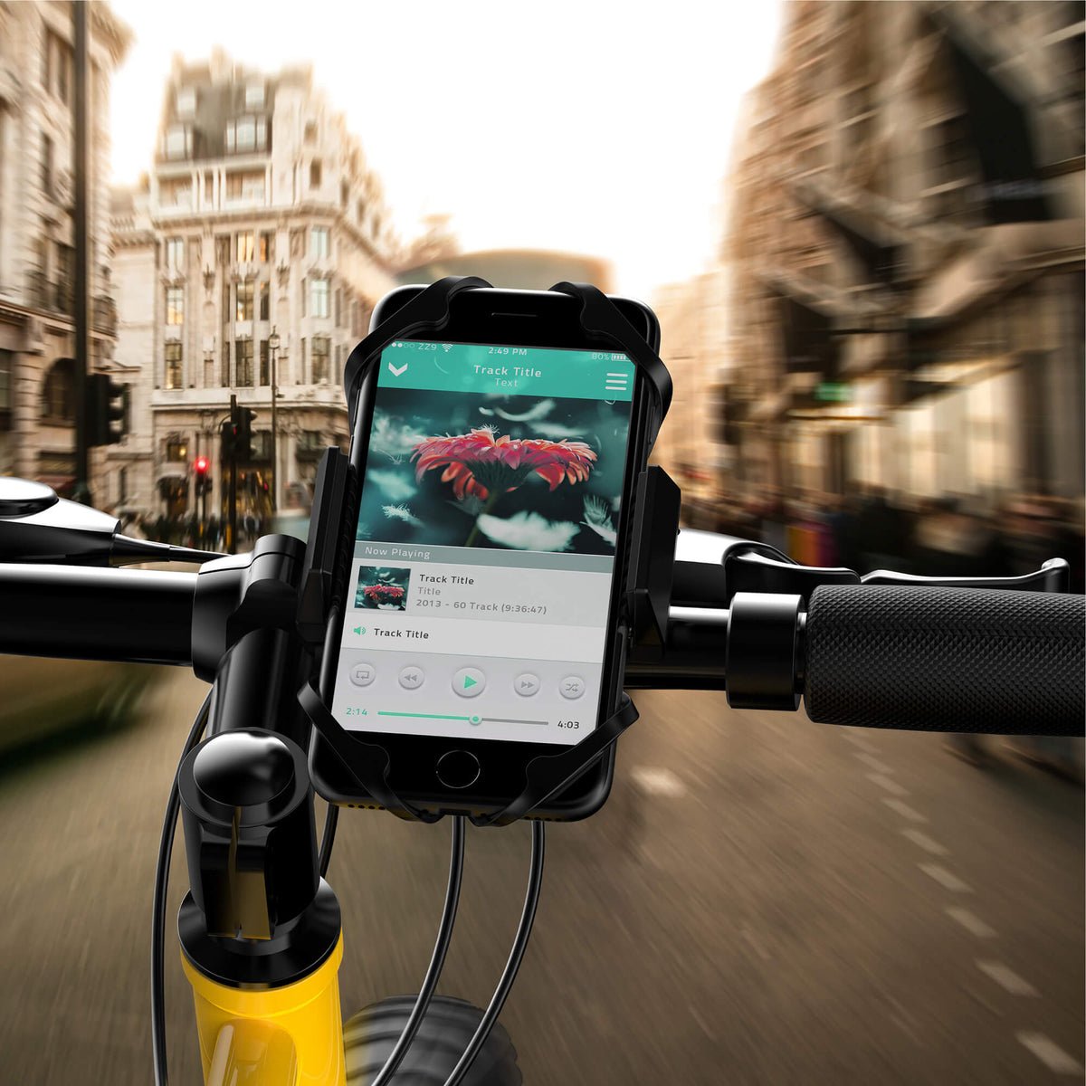 Phone holder in user for Fuell Flluid ebike