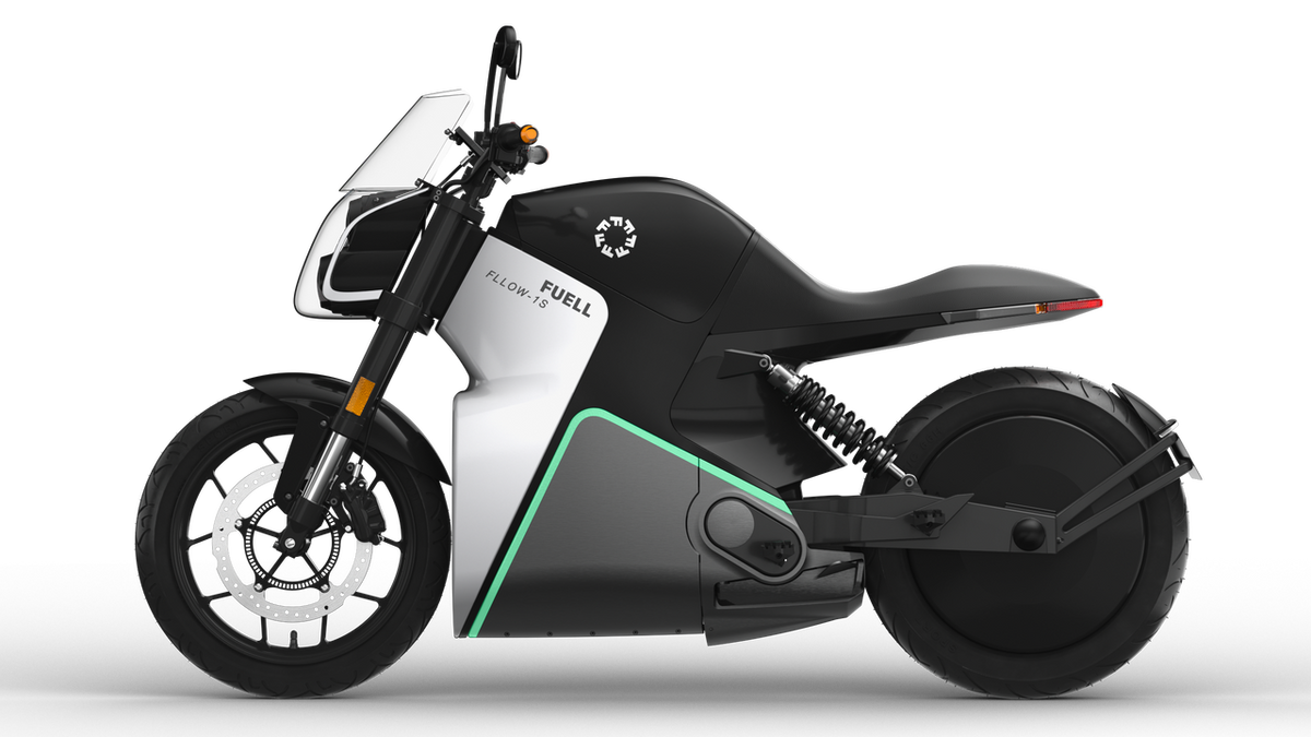 Fllow motorcyle by Fuell - side view