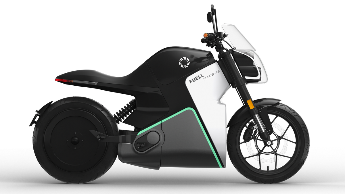Fllow motorcyle by Fuell - side view