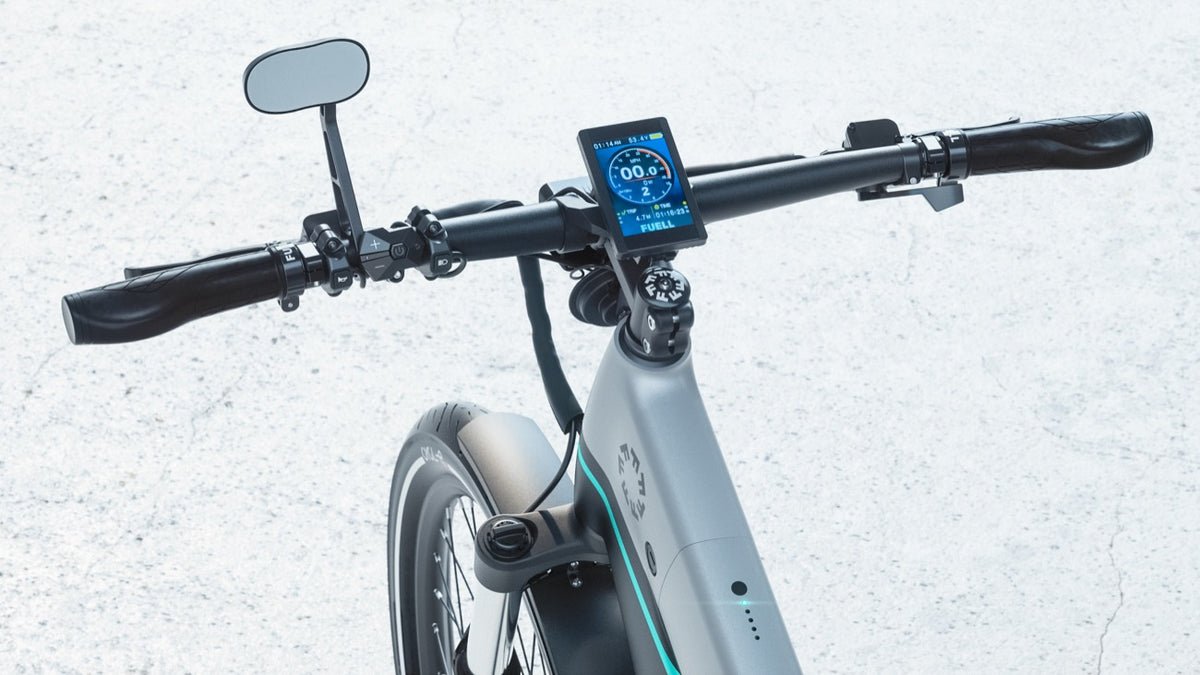Dashboard of Flluid ebike by Fuell